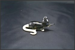 Myška - skleněná figurka