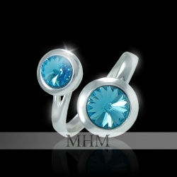 Prsten Sally Aquamarine