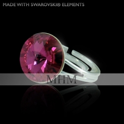Prsten Rivoli Fuchsia
