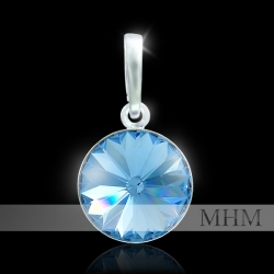 Stříbrný náhrdelník Rivoli Light Sapphire Ag