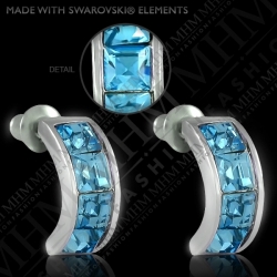 Náušnice Lea Aquamarine