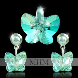 Souprava Motýl Crystal AB