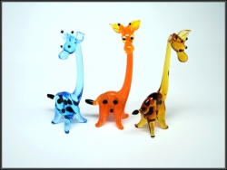 Žirafa - skleněná figurka