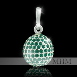 Náhrdelník Kulička M4 Emerald