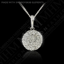 Náhrdelník Kulička M5 Crystal Ag