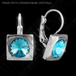 Náušnice Dafné Aquamarine